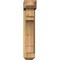Ekena Millwork Merced Craftsman Rough Sawn Bracket w/ Offset Brace, Western Red Cedar, 6"W x 18"D x 30"H BKT0604X18X30MRC04RWR - alternate 2